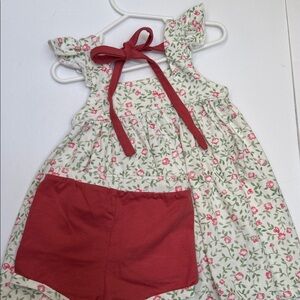 OMI JO Girls 3T Aunt Heart Tunic Christmas Vine with matching Blooms